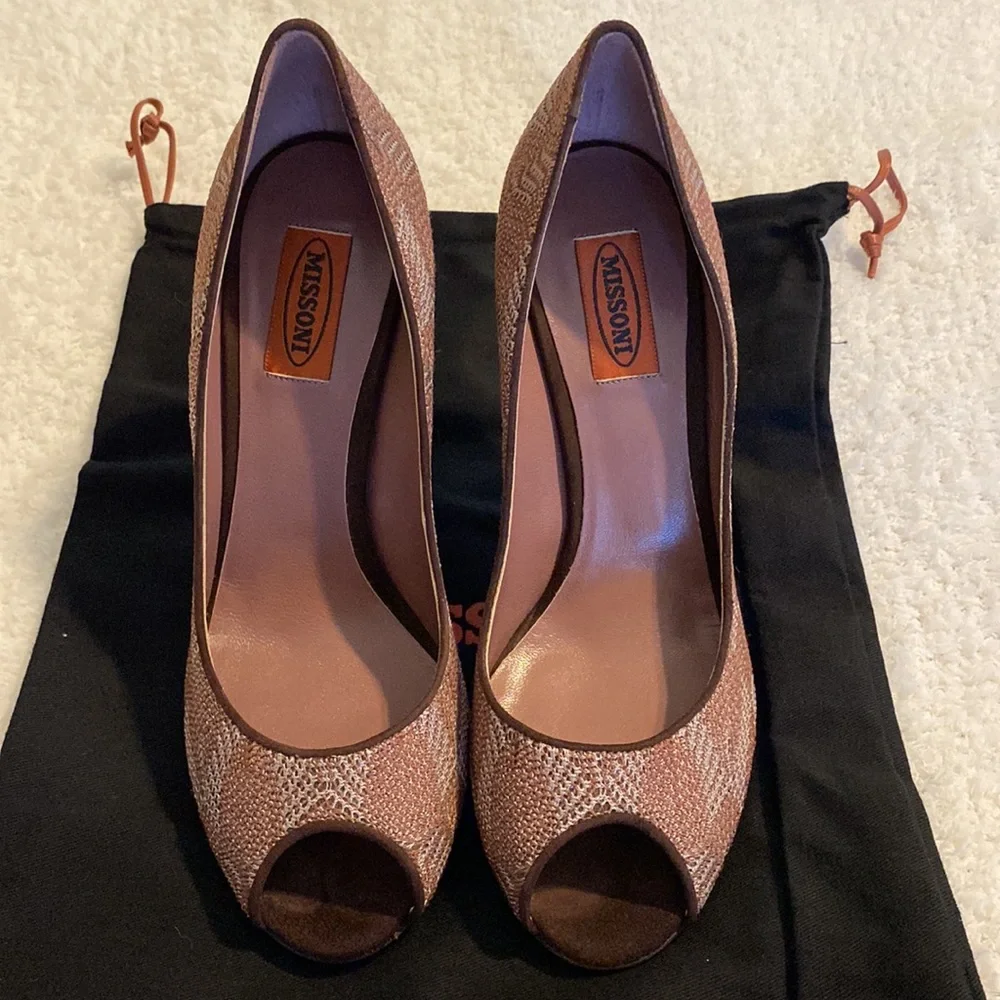 Missoni Open Toe Pumps - Picture 2 of 10